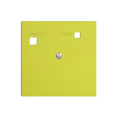 Kit frontal EDIZIOdue pour prise FI F, plein, lemon 