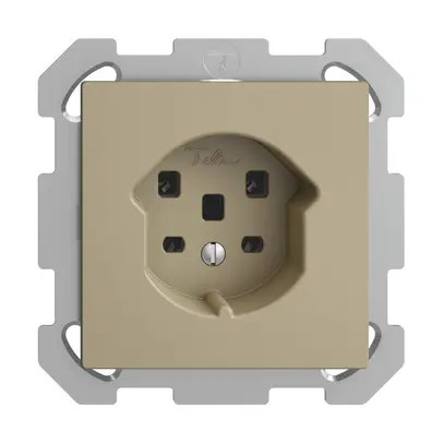 UP-Steckdose EDIZIOdue T25 16A sand, Schraubklemmen 