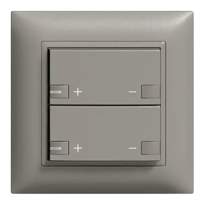 Varialuce INC ZEP 2c/2t staz c/sec.LED EDIZIOdue grigio scuro 