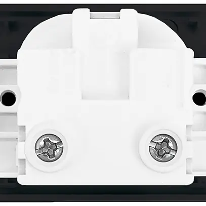 Prise FLF A. Steffen 1×type 13 10A 250V 62.5mm×37.5mm noir 