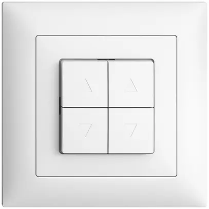 UP-Frontset EDIZIOdue FMI weiss für Storentaster/-schalter 