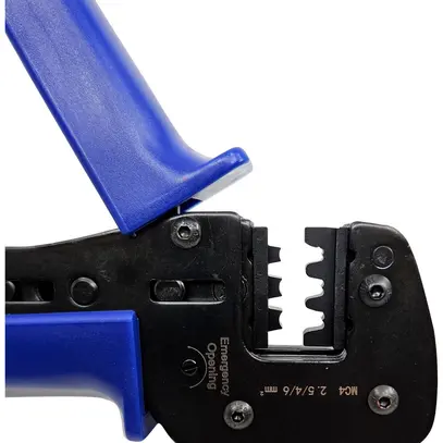 Pince de sertissage PV ELBRO avec insert pour MC4/2.5…6mm² 
