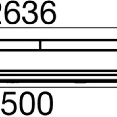 Inserto luminoso LED SLV Easylight NB 80W 15120lm 830/840/865 DALI 2500mm bianco 