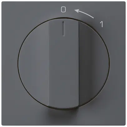 Kit frontale per contatto rotativo antracite 60×60mm kallysto 0<-1 