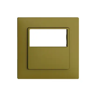 Set frontale EDIZIOdue F p.rilevatore di movimento pirios 180 R eco plus, olive 