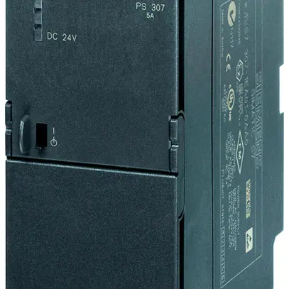 Modulo di alimentazione PLC Siemens SIMATIC PS307, IN:120/230VAC OUT:24VDC/5A 