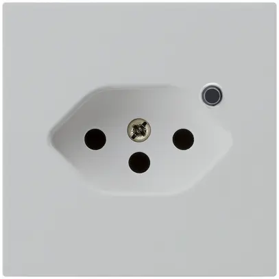 Prise Hager kallysto 1×T13 illuminé A gris clair 