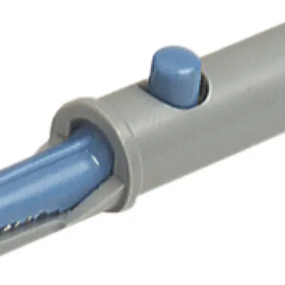 Abgreifklemme AK 10 4mm System, isoliert, blau 