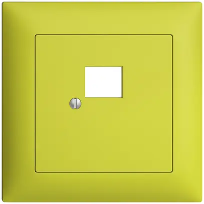 Kit frontale INC EDIZIOdue lemon 88×88mm 1×RJ45 