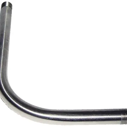Gomito con filetto inossidabile M25 