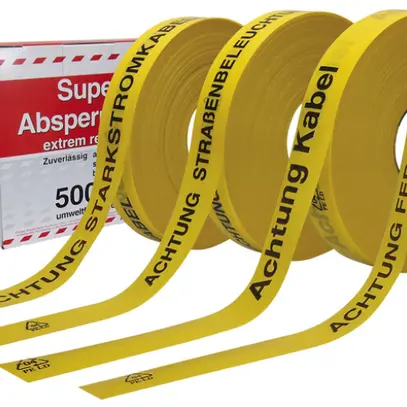 Nastro di avvertimento Cellpack 500m rosso/bianco 