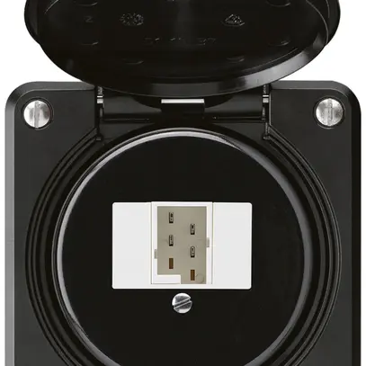 Boîte de raccordement ENC robusto IP55 noir 1×TT83 