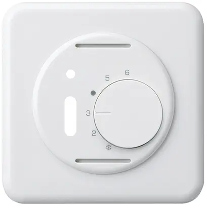 Kit frontale INC BASICO bianco per termostato ambiente con interruttore 
