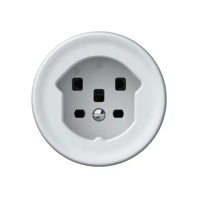 Presa origin 1×tipo 25 16A 230V 60×60mm bianco 
