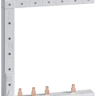 Pettine di raccordo Hager 4P 3L spina 10mm² 63A S L1N-L2N-L3N>L1N-L2N-L3N 