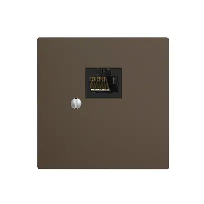 Boîte 1×RJ45/u 8P coffee EDIZIOdue R&M swissline 