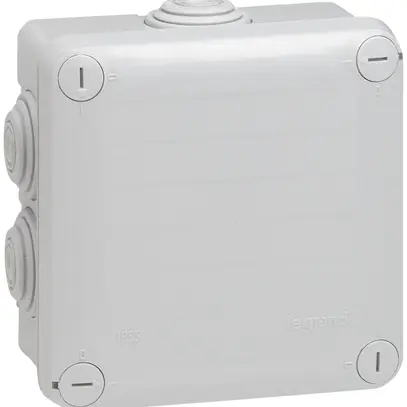 Scatola di derivazione AP PLEXO 105×105mm vuota grigio 
