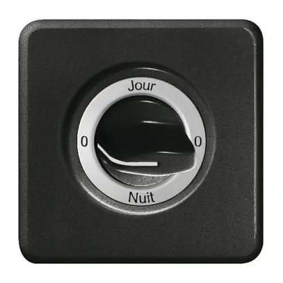 Kit frontale INC 0-Jour-0-Nuit per interr.rotativo nero 