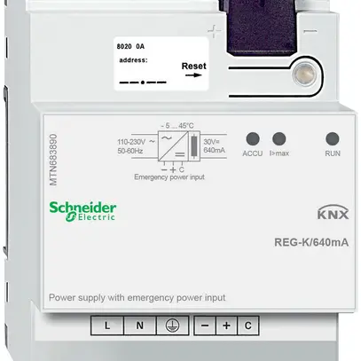 Alimentazione AMD KNX Schneider Electric 30VDC 640mA, MTN683890 