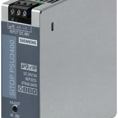 Stromversorgung Siemens SITOP, IN: 48VDC, OUT: 24VDC/5A 