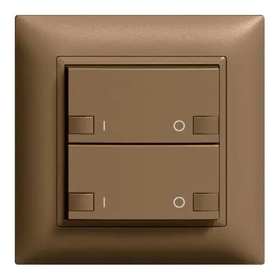 Poussoir ENC ZEP 2c/2t ON-OFF station centrale EDIZIOdue coffee 