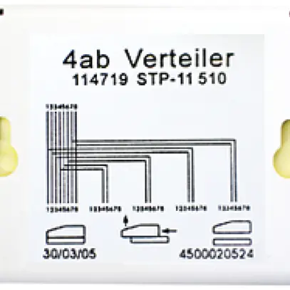 Mini distributeur 4Ab blanc 