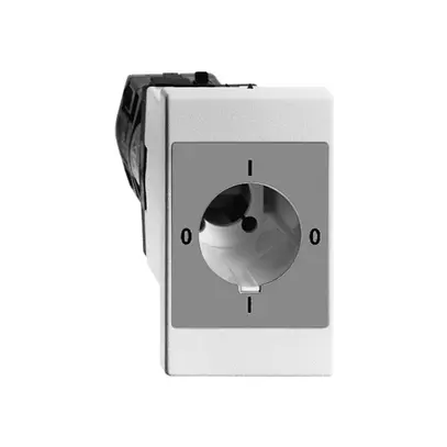 Interrupteur rotatif INC FH 0/2L blanc pour serrure de sûr. sans cyl. 