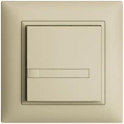 Pulsante INC KNX 1×EDIZIOdue vanille RGB senza LED con inserto carta 