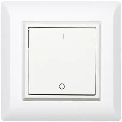 Pulsante RF AP ALADIN EnOcean kallysto.line, 1-volta, bianco, I/0 