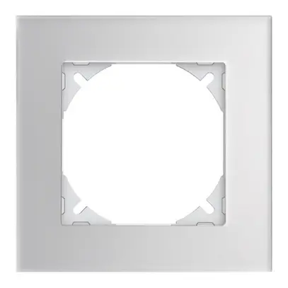Cadre de rec.EDIZIOdue prestige 1×1 miroir satin 