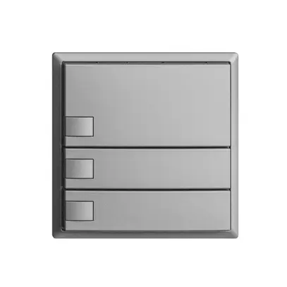 Pulsante KNX RGB EDUE, 250mW, s.LED, 3×pulsante, com.1×tasto, si 