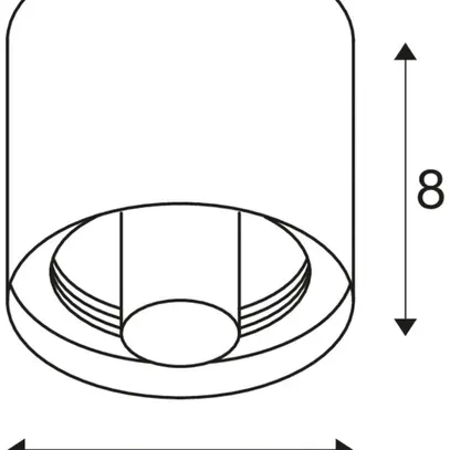 Plafonnier SLV VARYT E14 1×6W IP44 VAR Ø76×80mm laiton 