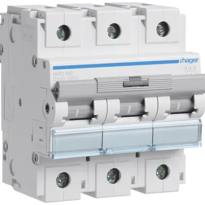 Disgiuntore Hager MCB 3P 230V tipo D 100A 4.5UM 