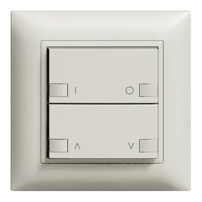 Stazione INC centrale/sec.ON-OFF motore ZEP 2c/2t EDIZIOdue grigio chiaro 
