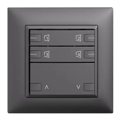 Kit de montage ENC Edue zeptrionAIR, WLAN, moteur, LED-RGB, 2×touche, 2×comm.grf 
