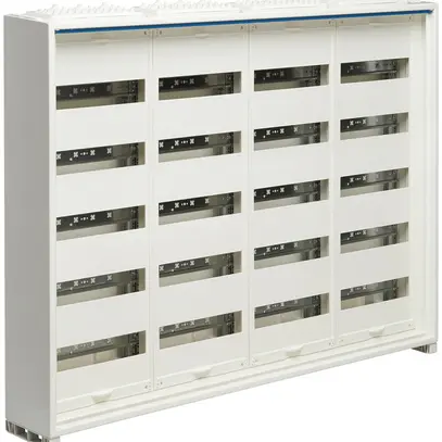 Distributeur AP Hager univers 5-rangées 240UM IP30 1050×800×160mm 