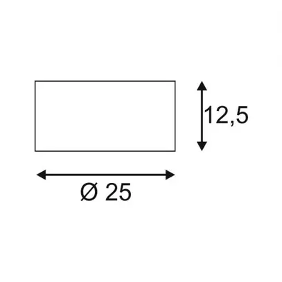 Proiettore LED SLV 21W 1900lm 3000K tonda IP20 bianco 