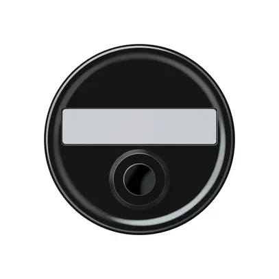 Pulsante di suoneria origin 60×60mm Ø58mm nero 