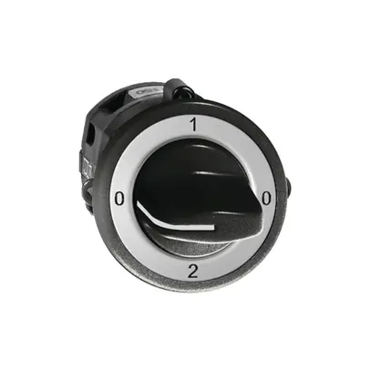 Interrupteur rotatif ENC FH 2/2P noir avec manette 