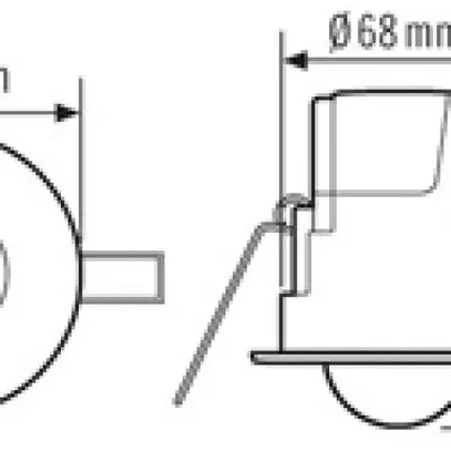 Rilevatore di movimento INS ESYLUX MD-CE 360i/8, opale opaco 
