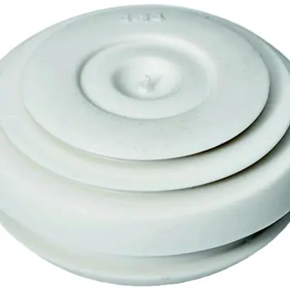 Passe-câble 20mm blanc IP55 avec membrane à gradins 