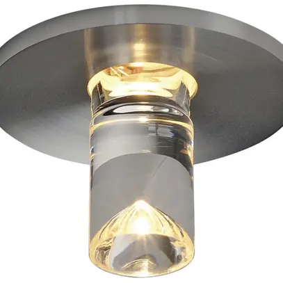 Plafoniera LED INS SLV LIGHTPOINT 350mA 1W 100lm 3000K 34mmØINS cromo/vetro 