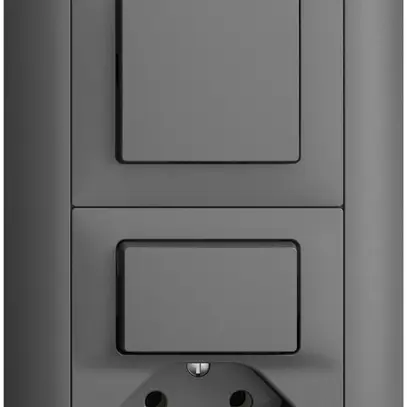 Combinazione INC EDIZIOdue 3/1P +3/T13 grigio scuro 