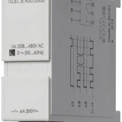 Relais surveillance réseau AMD 3L 208…480VAC 1C 6A 