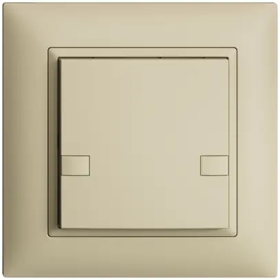 Poussoir ENC KNX 1× EDIZIOdue colore vanille RGB sans LED 