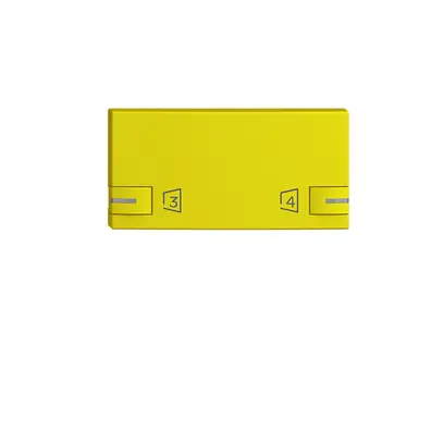 Touche pour EDIZIOdue scène zeptrionAIR, scène 3&4 1/2 touche, avec LED lem 