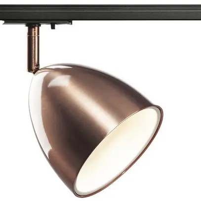 Lampada SLV PARA CONE 14 TRACK GU10 25W adattatore 1-fase Ø135mm rame/bianco 