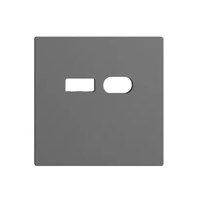 Kit di montaggio Feller EDIZIOdue per presa USB 18W tipo A + tipo C grigio scuro 
