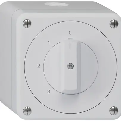 Interrupteur rotatif AP robusto IP55 schéma 5/1P gris 