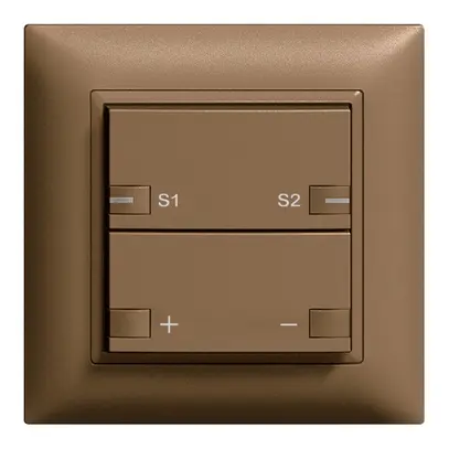 Poussoir ENC ZEP variateur univ.-scène1c/2t EDIZIOdue coffee 
